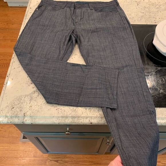 Perry Ellis Summer Weave Light Denim Pants 40x30 - Picture 1 of 4
